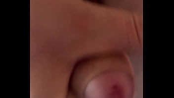 Pov - Twink Jerking With Soft Hairy Flaccid Cock Till It Geta Hards