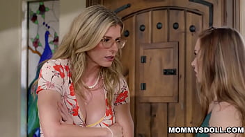 Stepmom Cory Chase Cant Resist Her Stepdaughter Myra Moans As She Punish Her Leading Them To Have A Hot Steamy Lesbian Sex