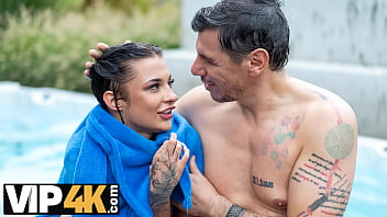 Vip4k. Brunette Teen Chloe Heart Was Rescued By Stepdaddy And Fucked In Different Positions