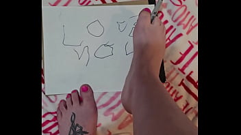 Writing Love You With Feet