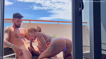 Primeiro Spoiler Dessa Cena Feita A Bordo De Um Cruzeiro, Fodemos Na Varanda Da Cabine Kevlynspofc