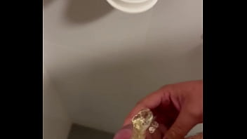 Hard Cock Pissing On The Shower, Next Time On My Boyfriend' Mouth