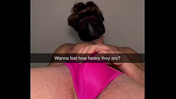 Horny College Twink In Jock Strap Teases His Balls And Jerks Off