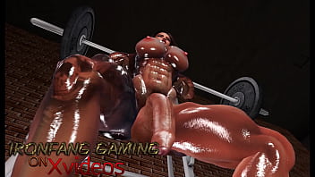 Big Buff Tranny In The Gym Makes Your Cock Hard