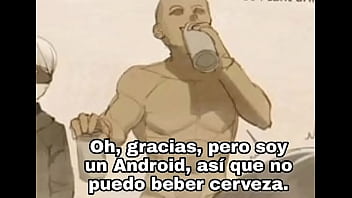 ( Nier Autómata ) 2b Es Follada Por 2 Hombres De Color , Para Experimentar El Sexo De Hombres Y Mujeres Sin Pensar Que Se Volvería Adicta. Sub Español