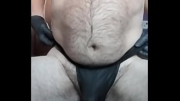 Jerk In Latex Gloves _ Stockings Part 2