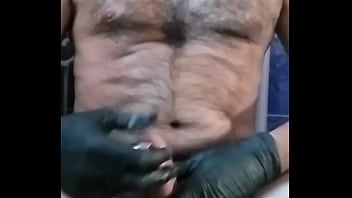 Jerk In Latex Gloves _ Stockings Part 5 - Cum