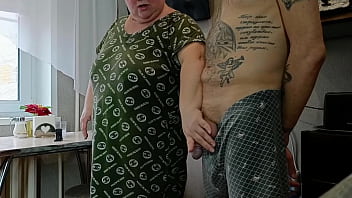 Bbw Ugly Stepmom Gives Stepson Handjob And Blowjob