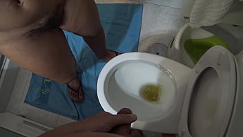 Taboo Family: Stepmother Watching How Her Stepson Is Pissing In Front Of Her