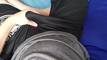 Novinho De Pau Duro No Shorts Antes Do Treino