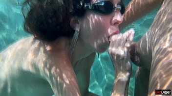 Hot And Wet Fucking In The Pool And Underwater - Jumping All Day On My Cock