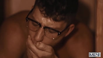 Men - Paul Canon Finds A Glory Hole In An Art Gallery And Sticks His Dick In To Find Pierce Paris' Mouth Waiting