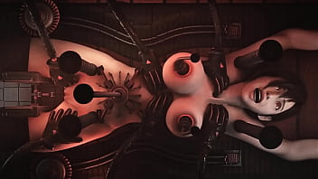 Robot Cube Ai Making Experiments On Busty Teen - Exclusive Animation