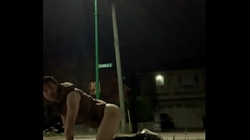 Showing Ass Thong In Public On The Streets