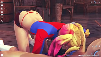 3d, Anime, Fantasy, Cosplay, 3d-sex, Harley-quinn, Hs2 - Toons - 2025 - Steamy - Performance - Video 100925
