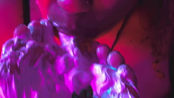 Bbw Foot Worship: Whipped Cream Toes Licking _ Sucking