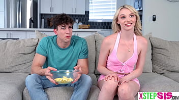 Sport Betting With Tiny Teen Stepsister Cecelia Taylor And She Lost