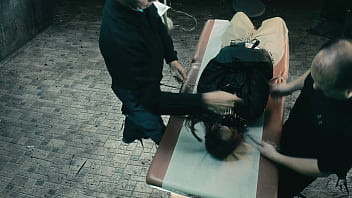 Insane Woman Is Kept In A Cell And Only Brought Out For Use Of Her Pussy