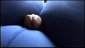 Nylonxtreme - Blue Nylon Pantyhose Cumshot