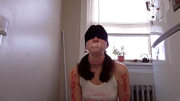 Disgusting Slut Plays In Full Diaper