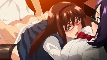 Sus Novias Con Lentes Le Entregan El Culo - Hentai Megane No Megami Ep. 2