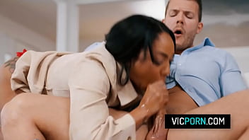 Hot Ebony Wife Cali Caliente Fucks With Her Husband' Stepbrother