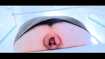 Completely Ruined White Boy Pussy Spasms On Blast Off