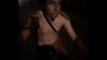 Rafa Andando De Bike Pelado De Noite