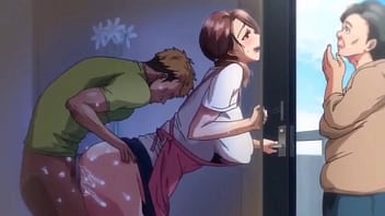 Horny Wife Getting Fucked By Big Cock Delivery Guy While Talking To Her Mother In Law | Hentai