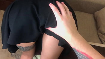 Lifted Her Skirt And Fucked Her Doggy Style