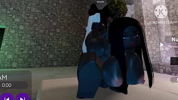 Lesbianas Jugando - lesbian, ass, rimming, rule34 - Video 102820