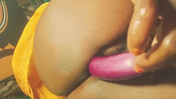 Indian House Wife Desibhabhi Fucking With Brinjal