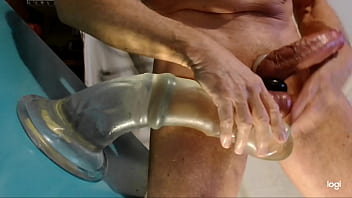 Huge Monster Horse Dildo All The Way In My Big Pussy, 40 Cm. Deep