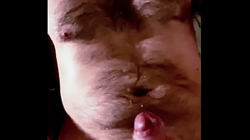 Spray Jizz On My Hairy Chest !