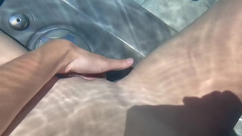 Italian Big Tits Milf Artemisia Love Slow Motion Naked Outside In The Jacuzzi Pussy Play Legs Pov