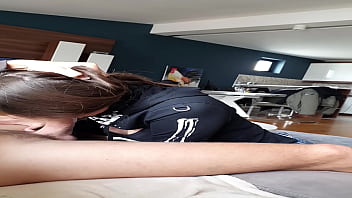 Deepthroat And Rimming From Beautiful All Natural Teen - Pov Bj