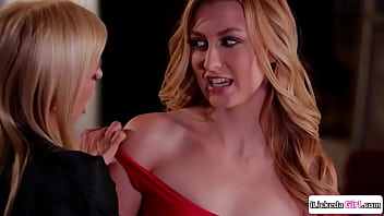 Big Tits Blonde Milf Satisfying Stepdaughter Sexual Needs