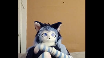 Sexysocks20 Masturbating In A Fursuit