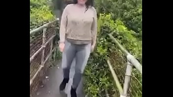 Lovely Day For A Walk! #publicpee #wetting