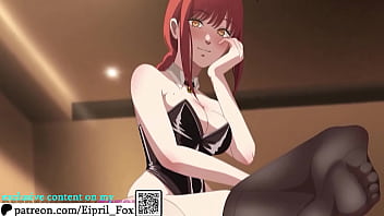 Makima Got Creampied So Wisely On Powers Back - Chainsaw Man Threesome Hentai 4k