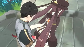 Hu Tao Enjoying A Dick