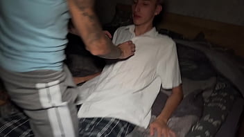 The Twinks Returned After The Party And Passionately Kissed And Started Fucking - 596