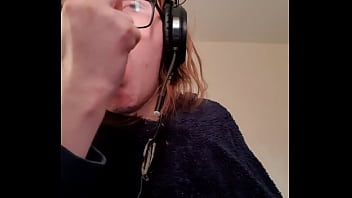 Drooling On Thick Dildo