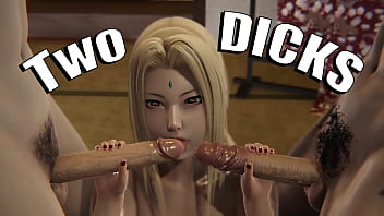 3d Hentai Two Dicks Tsunade Sucks