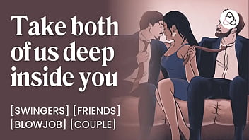 We Double Penetrate My Wife After Dinner | Wife Sharing | Amateur Swingers | Real Couple Threesome