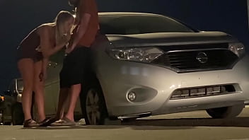 Cuckold In Gloryhole And Caught In Public