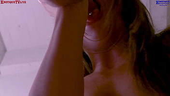 Erotique Entertainment - Giselle Leon Sucking, Fucking, Getting A Mouthful Eric John On Erotiquetvlive