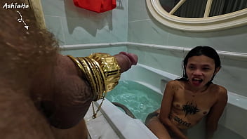 Old Man Dick Is Covered By Gold But He Pushing His Stinky Asshole On Girls Face And It' Far From Gold But Pure Sh***