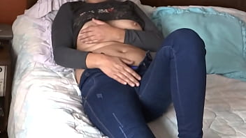 Stepmom Gives Me Permission To Jerk Off And Enjoy It, She Ends Up Masturbating