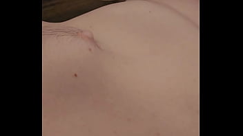 Belly Bulging In The Bathroom